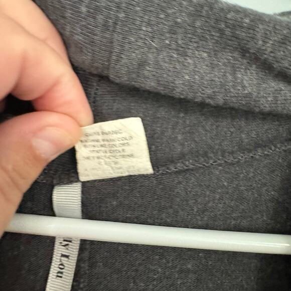 Lilly Lou Open Front Cardigan Sweater Gray Women's Size Large Spandex Blend - Picture 6 of 9